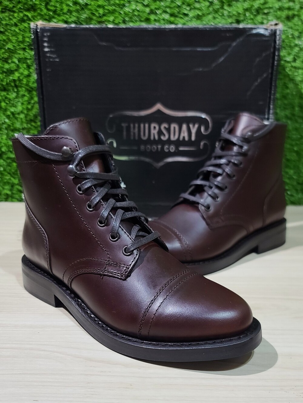 Thursday Boot Company Women's Captain Lace up Boots / Brown US 8 NEW